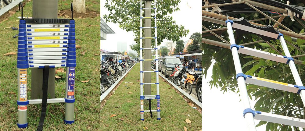 Thang nhôm rút chuyên dụng Nikawa NK-38RH 4 Thang nhôm rút chuyên dụng Nikawa NK-38RH